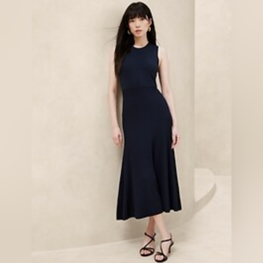 NWT Banana Republic Pleated Sweater Dress